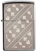 Зажигалка Zippo Card Suits 150 (без бензина)