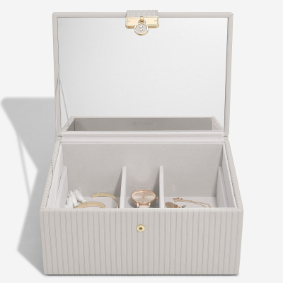 Шкатулка LC Designs для хранения украшений арт.76835, серая