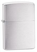 Зажигалка ZIPPO Classic с покрытием Brushed Chrome, латунь/сталь, серебристая, матовая, 38x13x57 мм