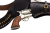 Патронташ с 1 кобурой для револьвера, темно-коричневый