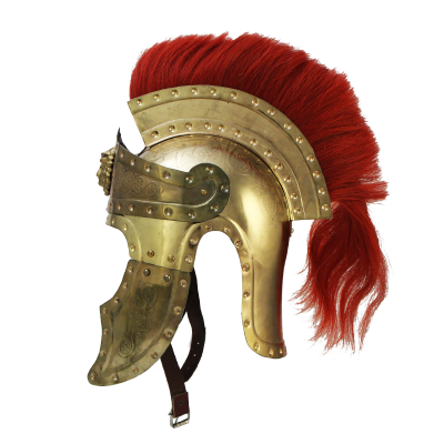 Шлем преторианский с красным плюмажем