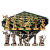 Шахматный набор "Битва Титанов" (36х36 см), доска зеленая
