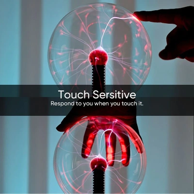 Плазменный шар Тесла Amperia Glow 15 см RGB / Audio