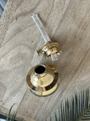 Лампа масляная со стеклянной колбой 31 см