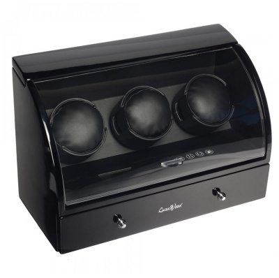 Модуль  LuxeWood  для подзавода  и хранения 3-х часов  LW323-11N, черный