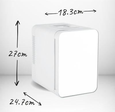 Мини-холодильник Adler AD 8085 с зеркалом 4л., белый