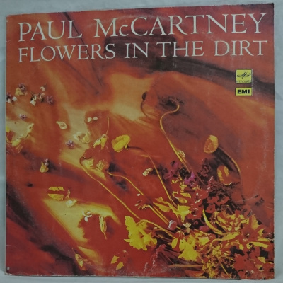 Виниловая пластинка Пол Маккартни, Paul McCartney, Flowers in the dirt, бу