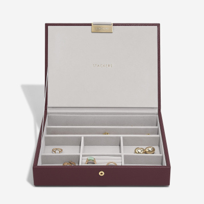 Шкатулка LC Designs для хранения украшений арт.76861, бордо