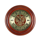 Часы настенные с гербом России