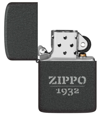 Зажигалка ZIPPO 1941 Replica™, с покрытием Black Crackle, черный, матовая, 38x13x57 мм (без бензина)