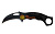 Нож керамбит United Cutlery assisted-open tactical, черный, UC2806
