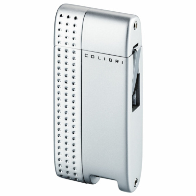 Зажигалка Colibri Turbo Silver Lacquer & Satin Silver