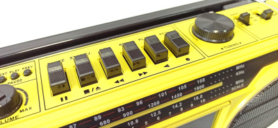 Ретро-магнитофон  EL-149BT "Ghettoblaster", желтый