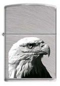 Зажигалка ZIPPO Орёл, с покрытием Chrome Arch, латунь/сталь, серебристая, матовая, 38x13x57 мм