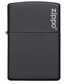 Зажигалка ZIPPO Classic с покрытием Black Matte, латунь/сталь, чёрная, матовая, 38x13x57 мм