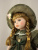 Кукла фарфоровая 12" на подставке, арт.12639