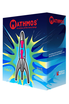 Лава-лампа Mathmos Telstar Розовая/Прозрачная Black