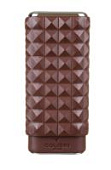 Чехол сигарный Colibri, телячья кожа и кедр, коричневый LC250T4