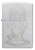 Зажигалка ZIPPO Vintage Dance с покрытием Satin Chrome, латунь/сталь, серебристая, 38x13x57 мм