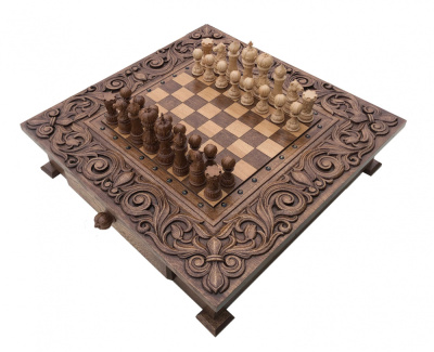 Шахматы резные в ларце "Имперские", Armenakyan