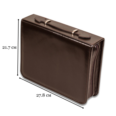 Несессер дорожный в сумке из натуральной кожи (1 персона)