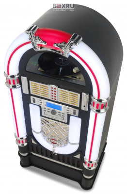 Музыкальный центр Ricatech RR2000 Classic LED Jukebox, Bluetooth