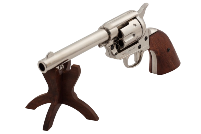 Макет. Револьвер Кольт CAL.45 PEACEMAKER 5½" ("Миротворец") (США, 1873 г.), никель