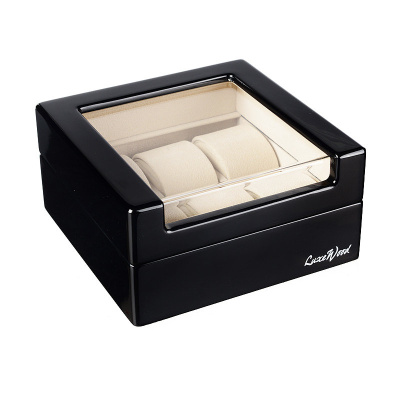 Шкатулка для хранения 6-ти часов Luxewood, LW806-6-1, черная