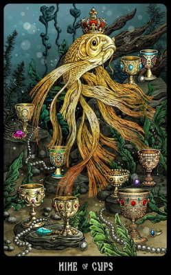 Карты Таро The Slavic Legends Tarot - LARGE Version 14cm, Taroteca / Славянские Легенды 14 см, золот