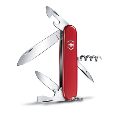 Нож Victorinox Spartan, 91 мм, 12 функций, красный, блистер