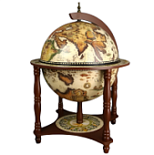 Глобус-бар настольный, сфера 33 см. JG33006WN Глобус-бар настольный, сфера 33 см. JG33006WN