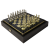 Шахматный набор "Ренессанс" (36х36 см), доска синяя