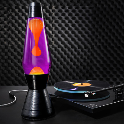 Лава-лампа Mathmos Astro Black Vinyl Зеленая/Прозрачная