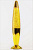 Лава-лампа 35см Жёлтая/Блёстки мелкие (Глиттер) Хром