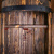  Деревянная бочка бар, с полкой и дверцами, 50 л, массив хвои