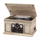 Виниловый проигрыватель Victrola Quincy 6-in-1, VTA-200B-FOT светлое дерево