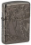 Зажигалка ZIPPO Armor® Wicca Design с покрытием Black Ice®, латунь/сталь, чёрная, 38x13x57 мм