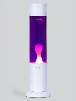 Лава лампа Amperia Tube White Белая/Фиолетовая (39 см)