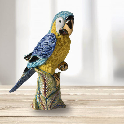 Статуэтка керамическая Голубой Попугай