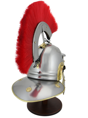 Шлем центуриона с красным плюмажем Шлем центуриона с красным плюмажем