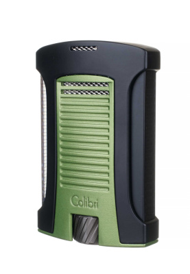 Зажигалка сигарная Colibri Daytona, черно-зеленая