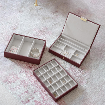 Шкатулка LC Designs для хранения украшений арт.76861, бордо