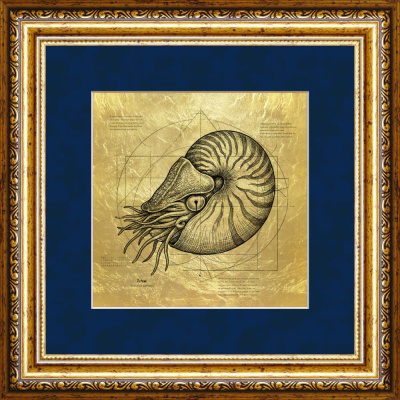 Картина на сусальном золоте «Наутилус» Картина на сусальном золоте «Наутилус»