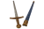 Макет. Средневековый меч (Франция, XIV век) с ножнами