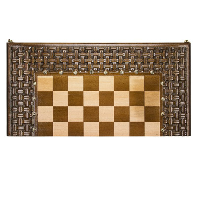 Шахматы + нарды резные"Армянский Орнамент" 60, Haleyan