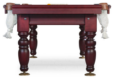 Бильярдный стол для русского бильярда «Дебют» 8 ф (махагон, шар 60 мм, на камне 25 мм)