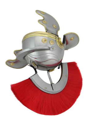 Шлем центуриона с красным плюмажем Шлем центуриона с красным плюмажем