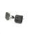 Запонки Cufflinks Inc. Квадрат черный металлик с лилией CF25