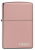 Зажигалка ZIPPO Classic с покрытием High Polish Rose Gold, латунь/сталь, розовое золото, 38x13x57 мм