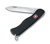 Нож перочинный VICTORINOX Sentinel, 111 мм, 4 функции, с фиксатором лезвия, чёрный